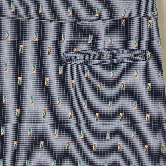 Peter Millar Alice Petal Hem Skort XS Active Skirt Blue Golf Tennis Athleisure - Picture 5 of 12